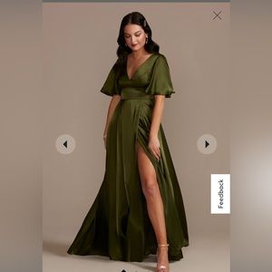 David’s bridal Galina signature bridesmaid gown